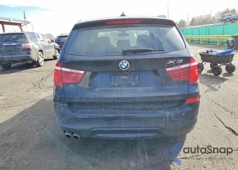 2016 BMW X3 xDrive28I from USA, damaged, VIN 5UXWX9C54G0D86340